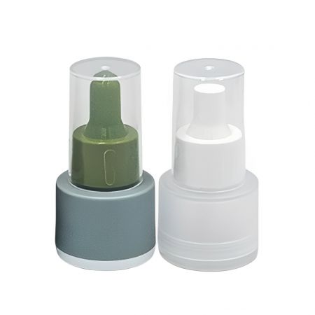 15ml PP dropper bottle (Green and Transparent White)