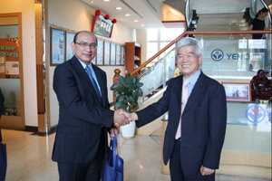 宏都拉斯工商部長Mr. Jose Adonis Lavaire 訪問元成機械