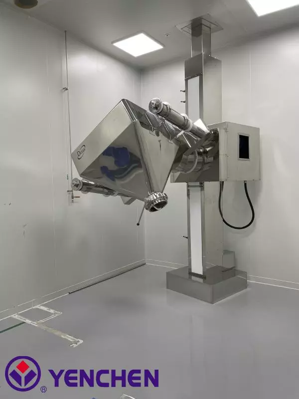 Bin lifting & mixing system