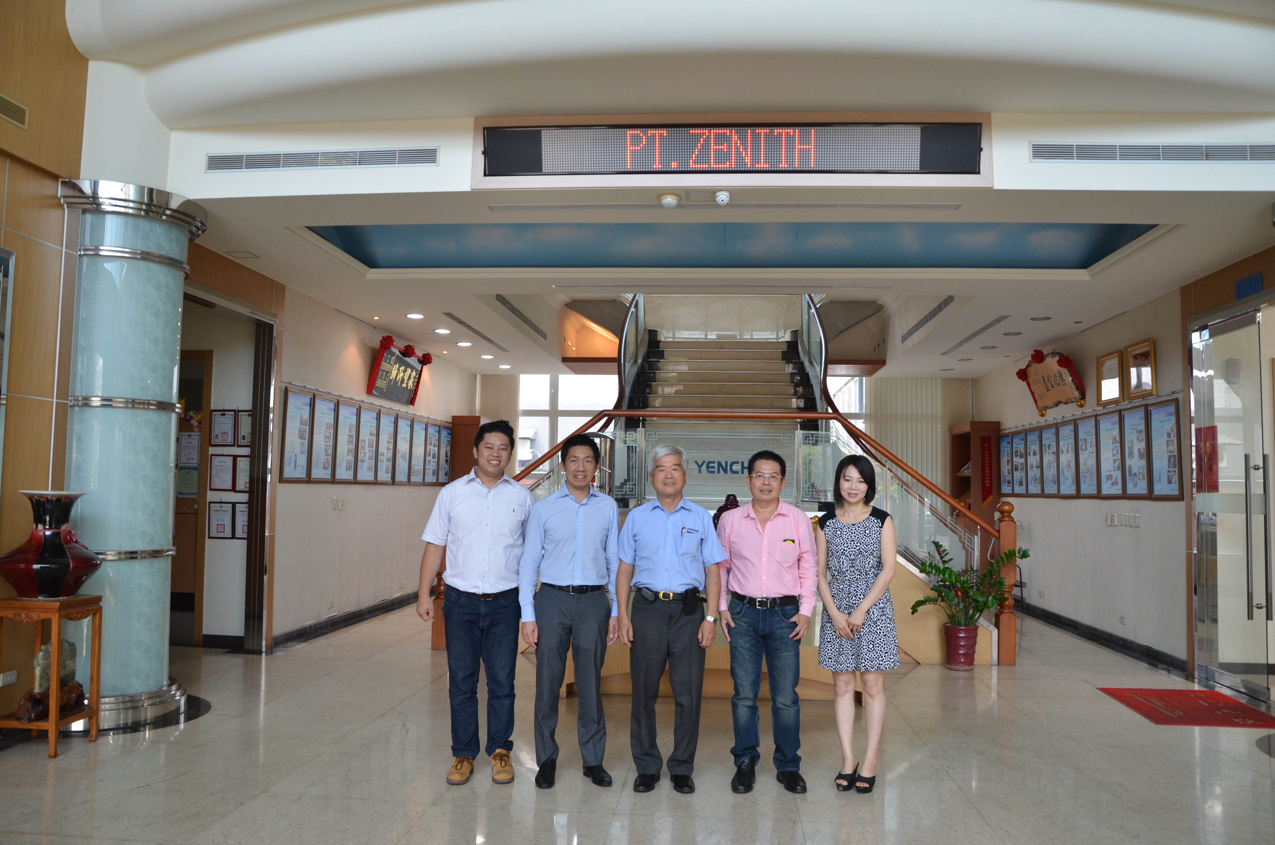 Indonesia PT.ZENITH visit Yenchen