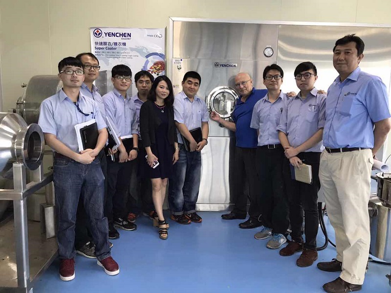 Workshop de revestimento de açúcar ministrado pelo consultor Dr. Fred Rowley da Yenchen