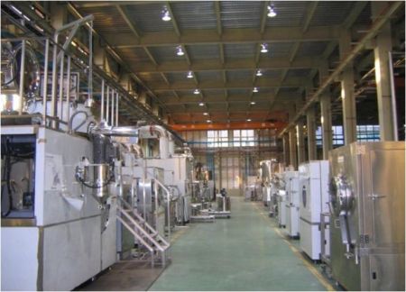 Zone d'assemblage et de test d'acceptation en usine