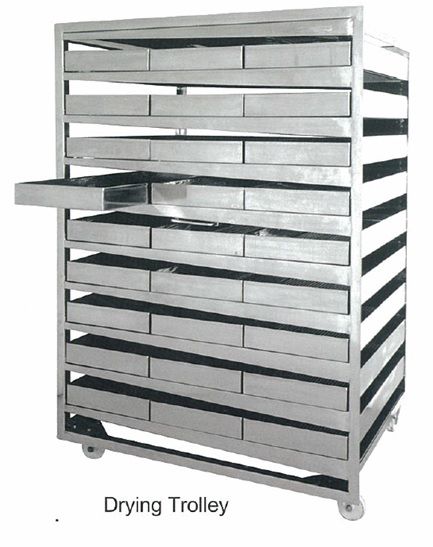 Drying trolley