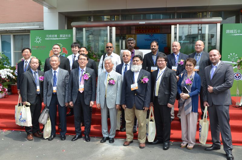 Gracias por la visita de VIP y agentes de todo el mundo a la 50ª Aniversario de Yenchen.