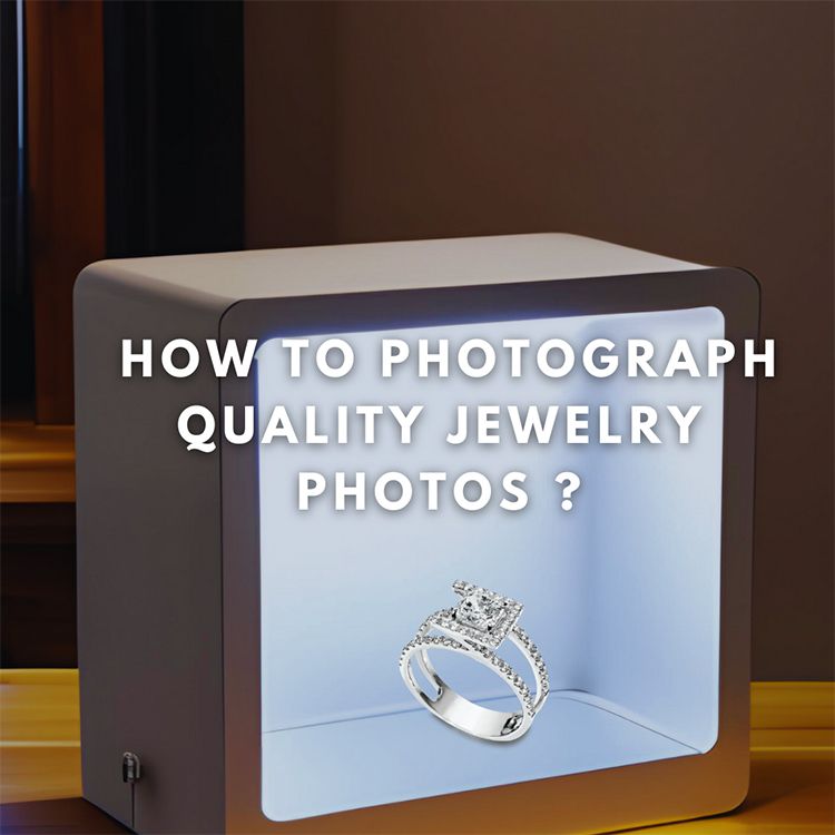 Tirar fotos de joias de alta qualidade requer habilidades e equipamentos profissionais, mas...