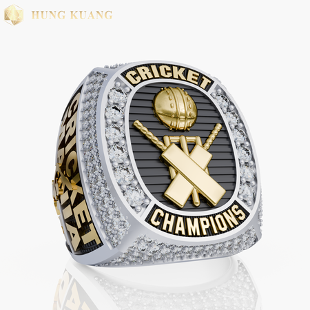 Cricket Team Jewelry Championship Ring