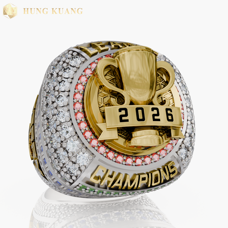 Football Championship Team Name Jewelry Ring