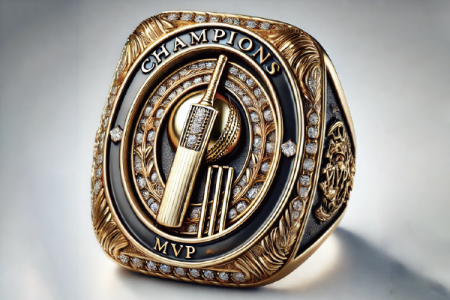 Cricket Team Jewelry Championship Ring - Customized Cricket Team Logo Championship Rings