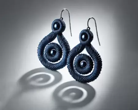 Bông tai giọt nước bằng dây sáp tùy chỉnh - Trang sức hạt thủ công ODM/OEM – HUNGKUANG chuyên thiết kế và sản xuất bông tai hạt đan bằng dây sáp.