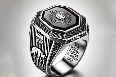 Rugby Team Jewelry Championship Ring - Customized Rugby Team Logo Championship Rings