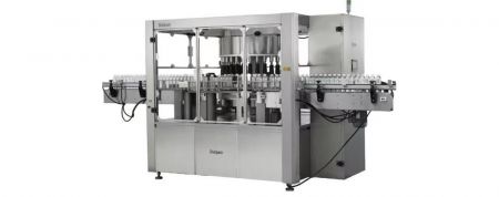 6 dimensional adjustment for the labeling station for wide adjustment.