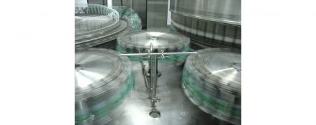 This is the rinser part of water filling machine.