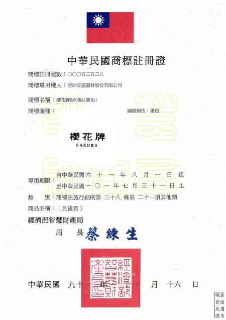 Marque de klaxon SAKURA