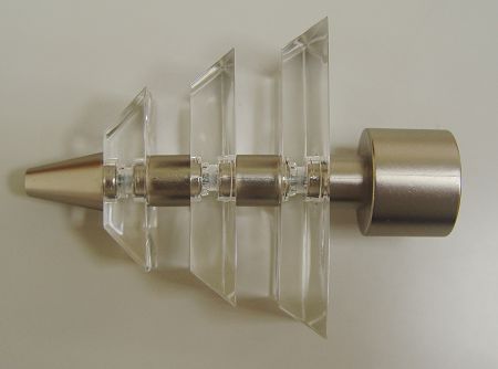 Christmas Tree Acrylic / Plastic Curtain Finial - christmas_tree_acrylic_plastic_curtain_finial