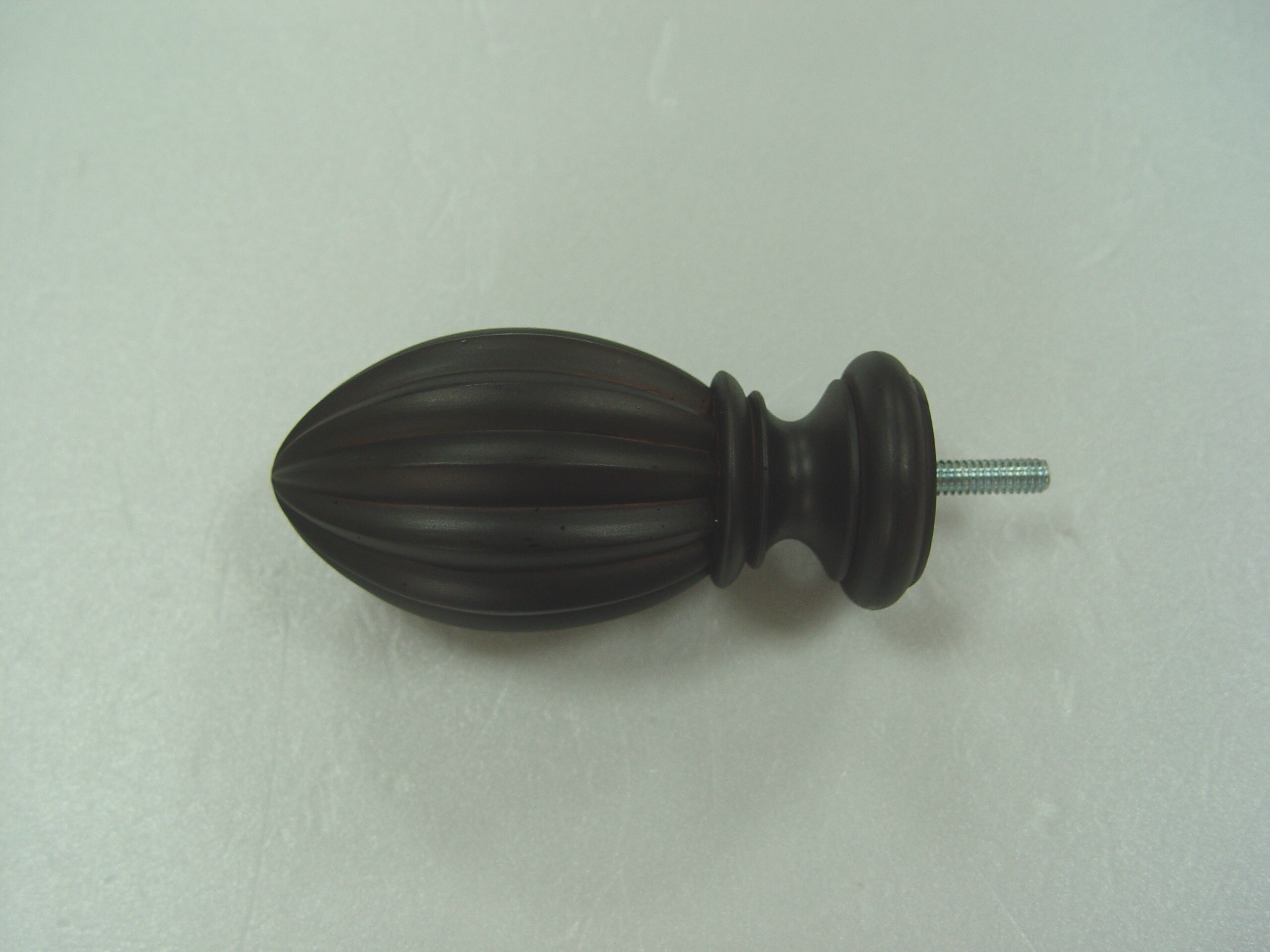 Fluted Resin Curtain Finial - fluted_resin_curtain_finial