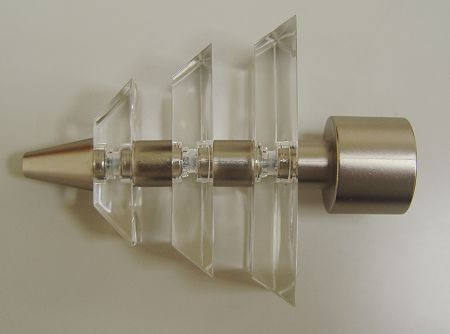 Christmas Tree Acrylic / Plastic Curtain Finial - christmas_tree_acrylic_plastic_curtain_finial