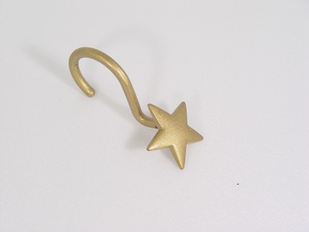 Star Drapery Hook - star_curtain_hook