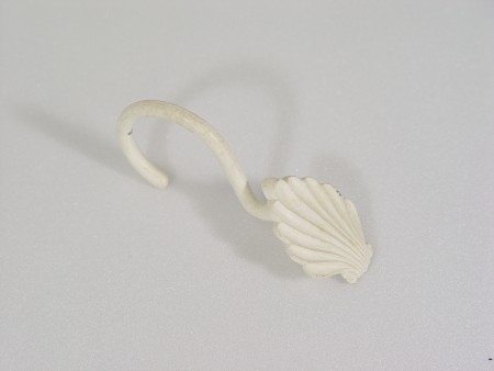 White Shell Curtain Hook - white_shell_curtain_hook
