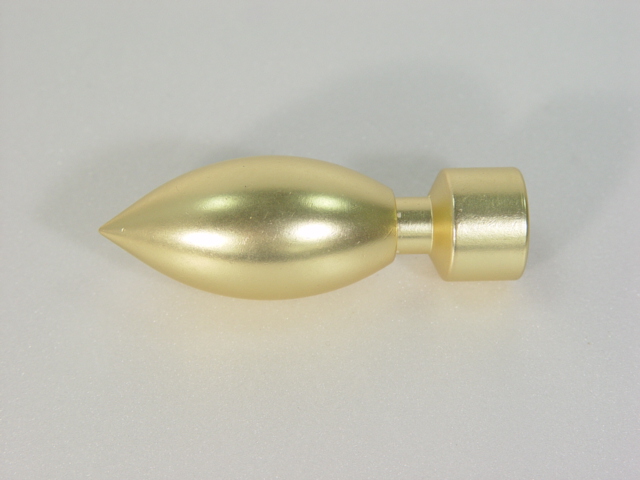 Oval Drapery Pole Finial - oval_curtain_finial