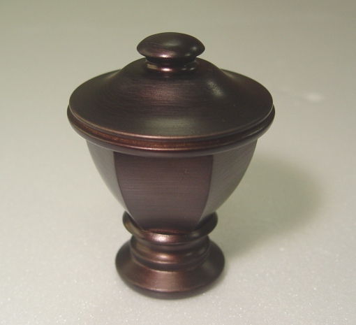 Resin Hexagon Curtain Pole Finial - resin_hexagon_curtain_finial