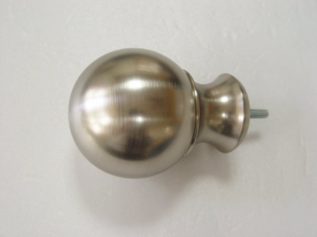 Zinc Ball Curtain Finial - zinc_ball_curtain_finial