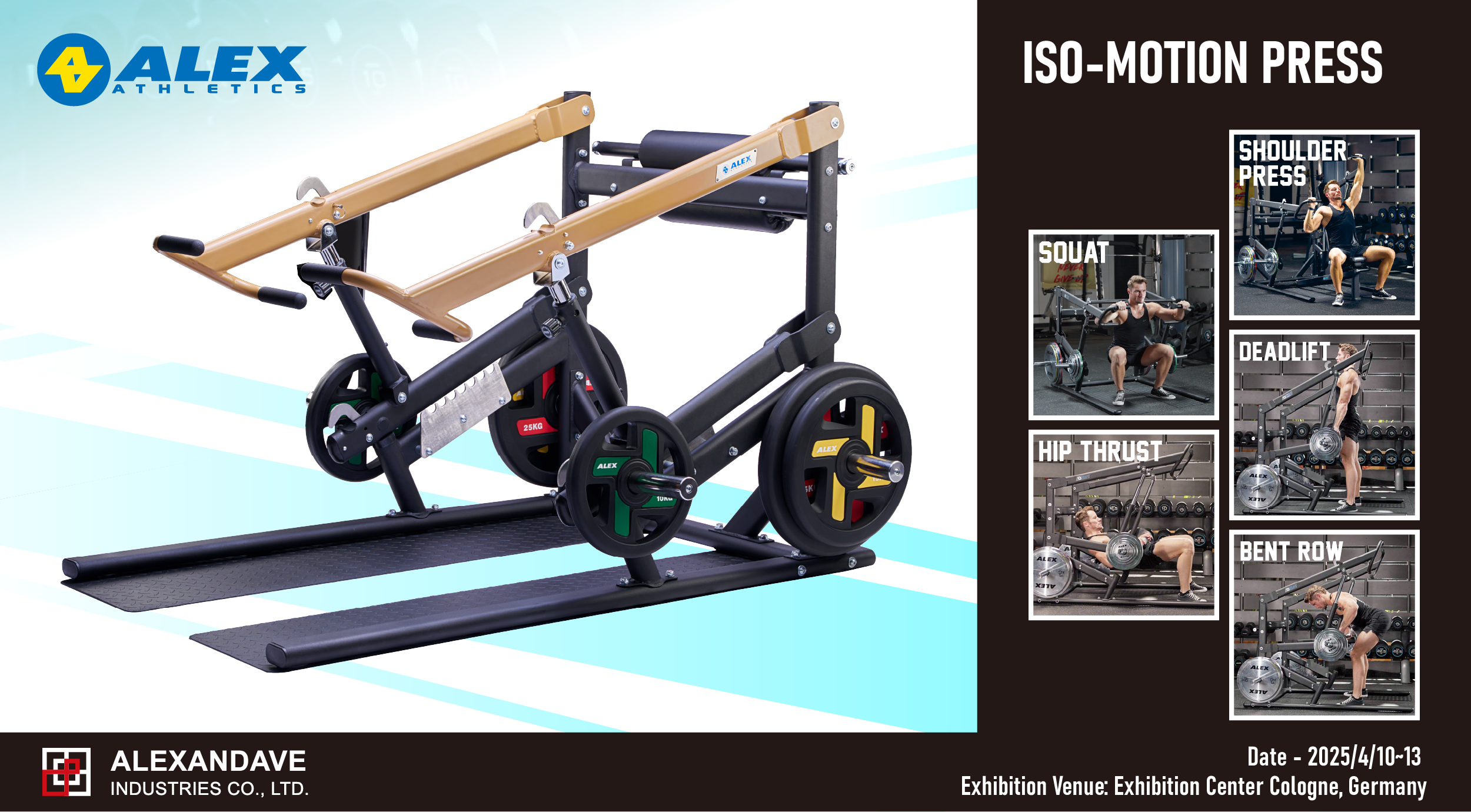 ISO-Motion Press는 전문적인 헬스장 수준의 품질을 제공하며, 웨이트 플레이트를 제거하지 않고도 다양한 트레이닝 모드를 손쉽게 전환할 수 있습니다. 컴팩트하고 세심한 디자인으로home과도한 공간을 차지하지 않고 사용할 수 있습니다.