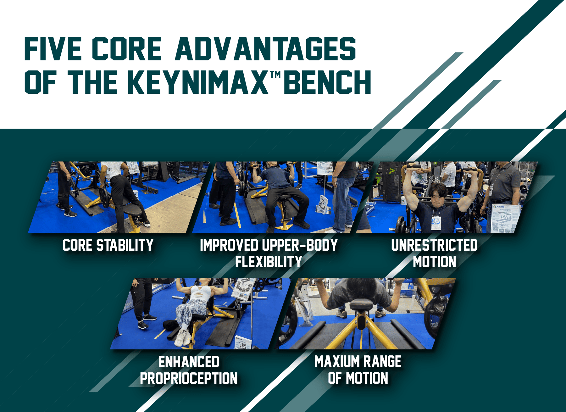 ➤Keynimax™ベンチの5つの主な利点