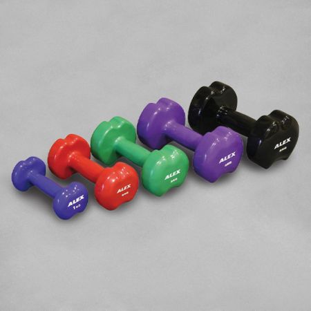 Apple Shape Vinyl Dumbbell-S3 - APPLE SHAPE VINYL DUMBBELL-S3