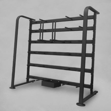 Rastrelliera per set bilancieri da studio - RACK PER SET BILANCIERI DA STUDIO