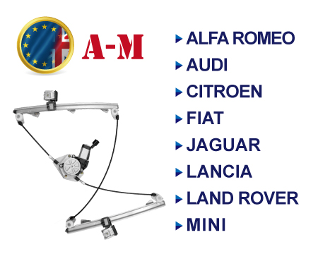 Europäische Marken Fensterheber A-M - Elektrische Fensterheber, manuelle  Fensterheber für europäische Autos, Über 40 Jahre  Aftermarket-Autoteilehersteller und -exporteur