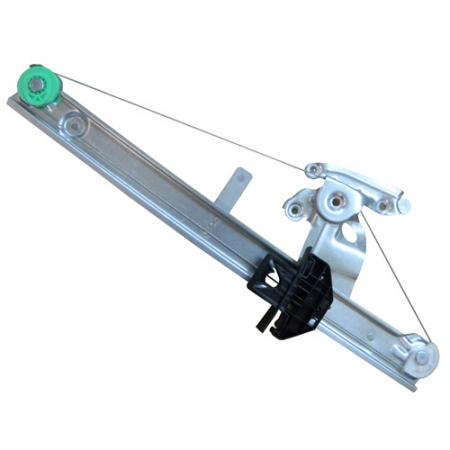 재규어 S-Type 2003-08용 모터 없는 왼쪽 뒷창문 레귤레이터 - 재규어 S-Type 2003-08용 모터 없는 왼쪽 뒷창문 레귤레이터