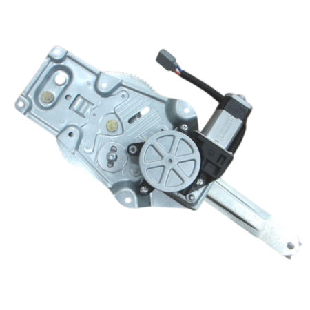 מנגנון חלון אחורי שמאלי עם מנוע עבור BMW E36 1992-99 - מנגנון חלון קדמי ימני ללא מנוע עבור BMW E46 1999-06