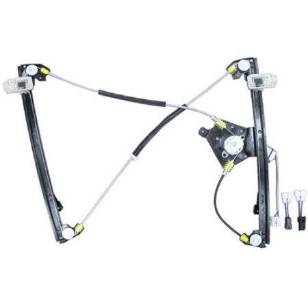 Front Right Window Regulator with Motor for Peugeot 206 3D 1998-2012 - Front Right Window Regulator with Motor for Peugeot 206 3D 1998-2012