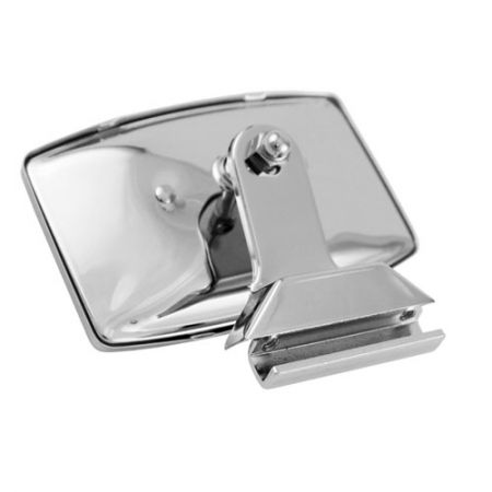 Espejo de coche cuadrado de acero inoxidable - Espejo de coche cuadrado de acero inoxidable