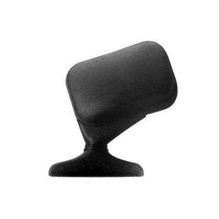 Black ABS Left Deluxe Flag Style Car Mirror - Black ABS Left Deluxe Flag Style Car Mirror