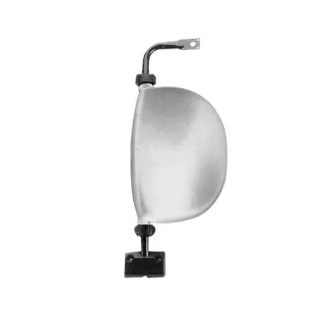 Specchio retrovisore sinistro con finitura nera - Specchio retrovisore sinistro con finitura cromata