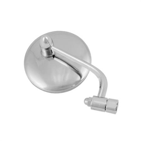 Левое круглое боковое зеркало для Volkswagen Beetle, Karmann Ghia, Transporter (Bus)