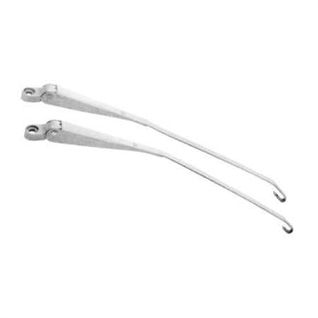 Left and Right Windshield Wiper Arm Pair with Silver Painting for Porsche 911, 912