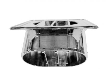 Right Chrome Inside Dash Defroster Vent Duct for GM GMC/ Chevy Truck 1967-72 - Right Chrome Inside Dash Defroster Vent Duct for GM GMC/ Chevy Truck 1967-72
