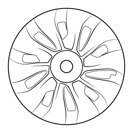 غطاء عجلة 18 بوصة لموديل تسلا 3 2017-2023