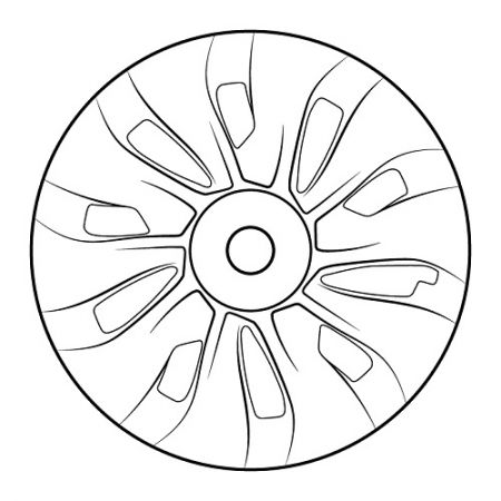 غطاء عجلة 18 بوصة لموديل تسلا 3 2017-2023