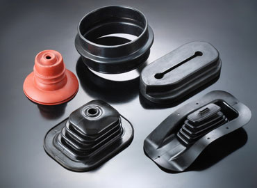 Rubber Molding and Extrusion - Automotive rubber part examples.