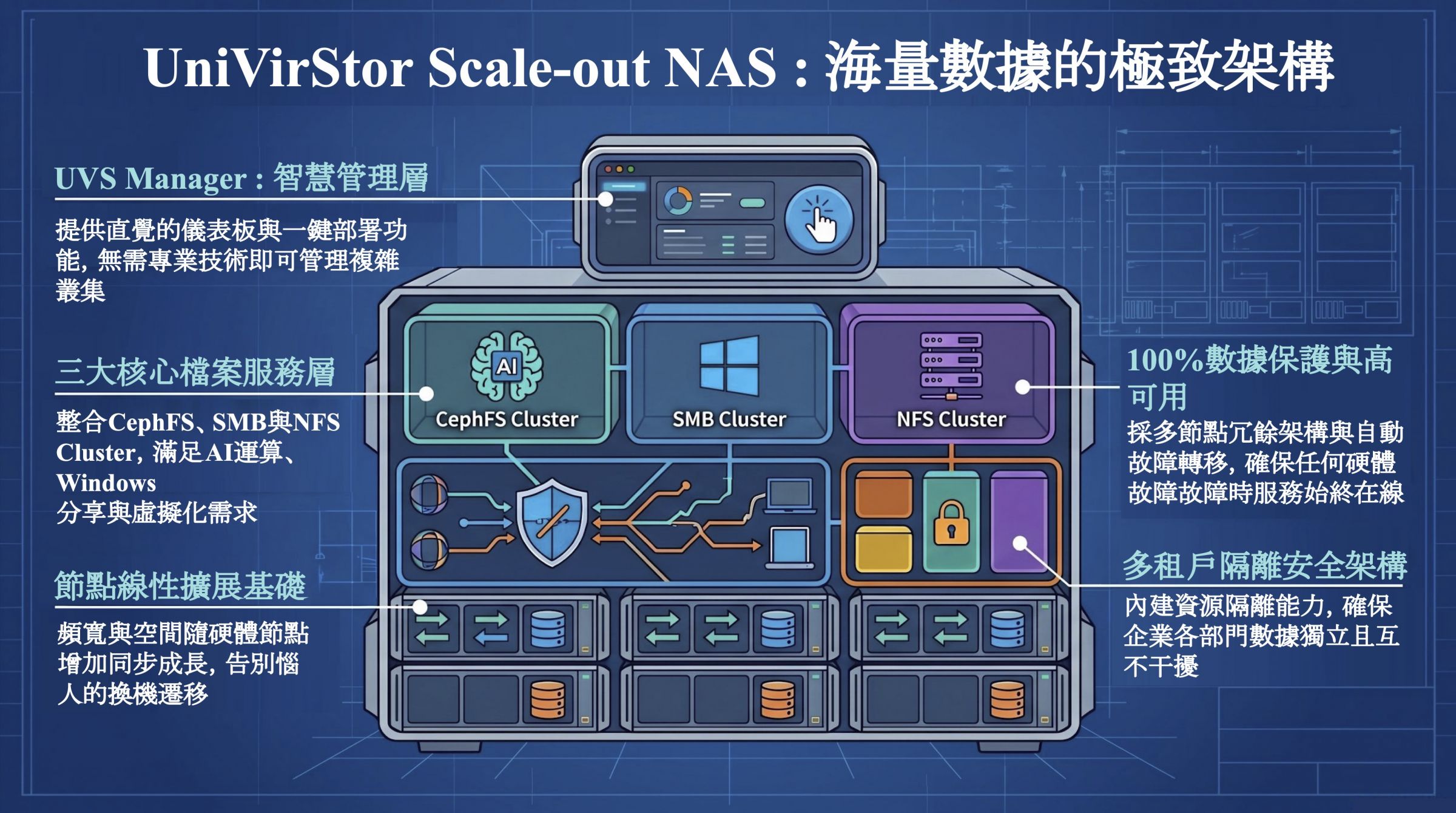 Scale Out Nas Network 橫向擴展、極致韌性:專為海量檔案設計的 Scale-out NAS 解決方案 | 台灣高品質橫向擴展、極致韌性:專為海量檔案設計的 Scale ...