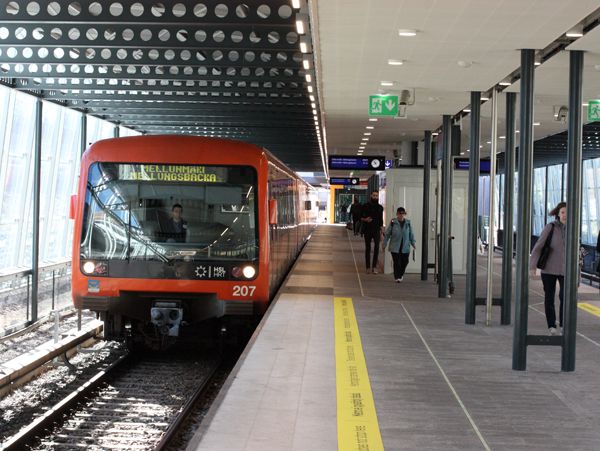 PoE-Anwendungen entlang der Strecke (Helsinki Metro, Finnland)