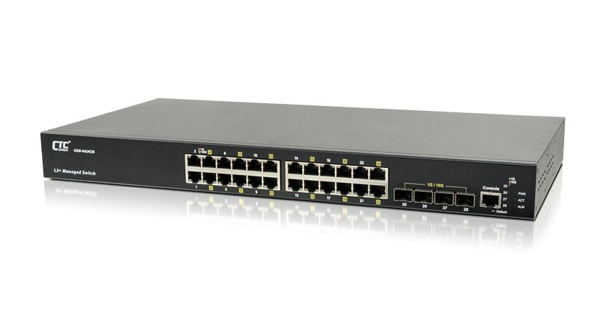 48-Port Gigabit SFP+ 4-Port 10G SFP+ L3 Managed Ethernet Switch