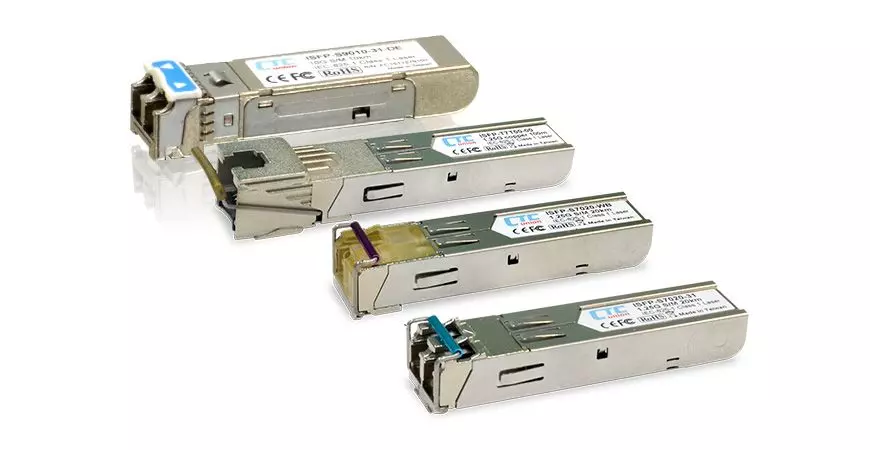 Modules SFP industriels et alimentations