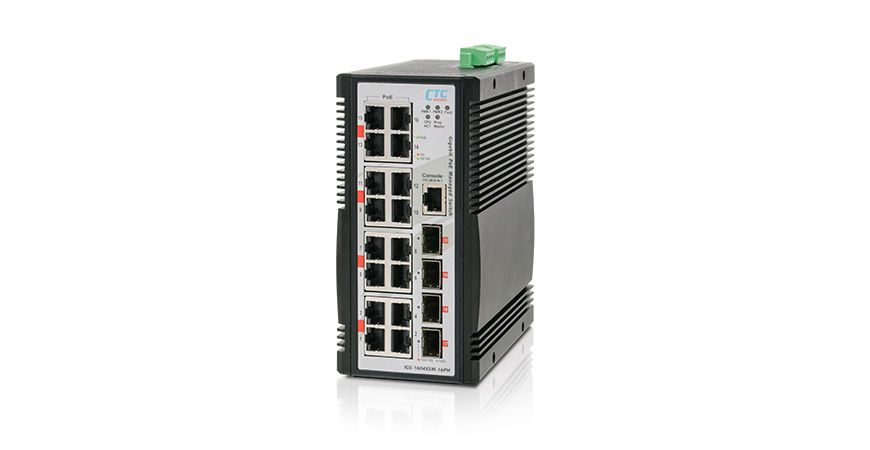 CTC Union's Industrial Layer 3 Din-Rail Switch