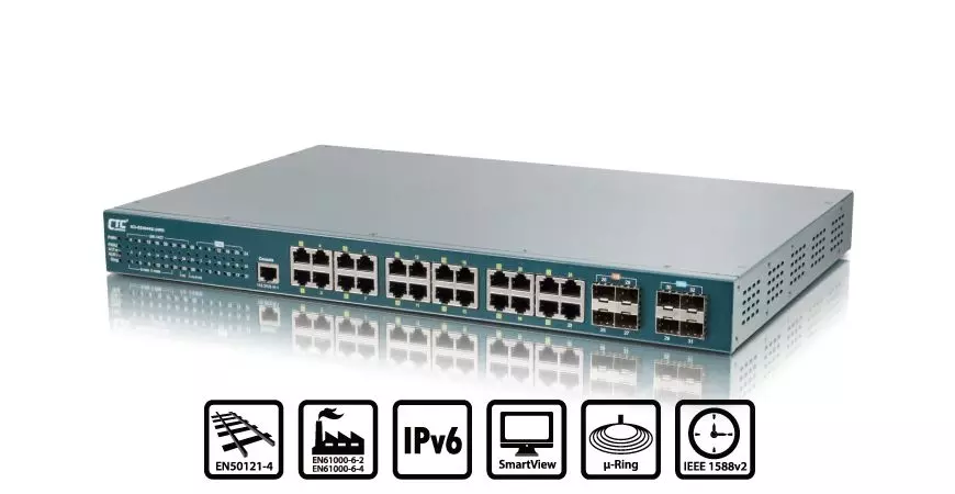 photo for press- CTC*s Industrial 10G Core Switch