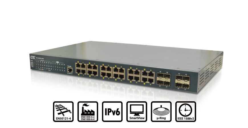 photo for press- CTC*s Industrial Managed PoE Switch