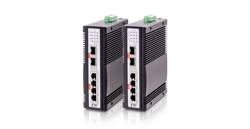 photo for press- CTC*s  Managed Industrial 2.5G/10G PoE Switch